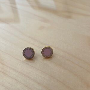 Marc by Marc jacobs pink and gold earrings